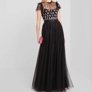NEEDLE & THREAD Rococo Bodice maxi dress